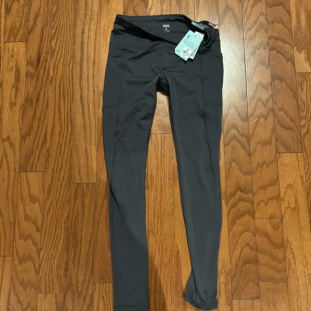 DSG Small, Gray, cold weather, high rise, running tights